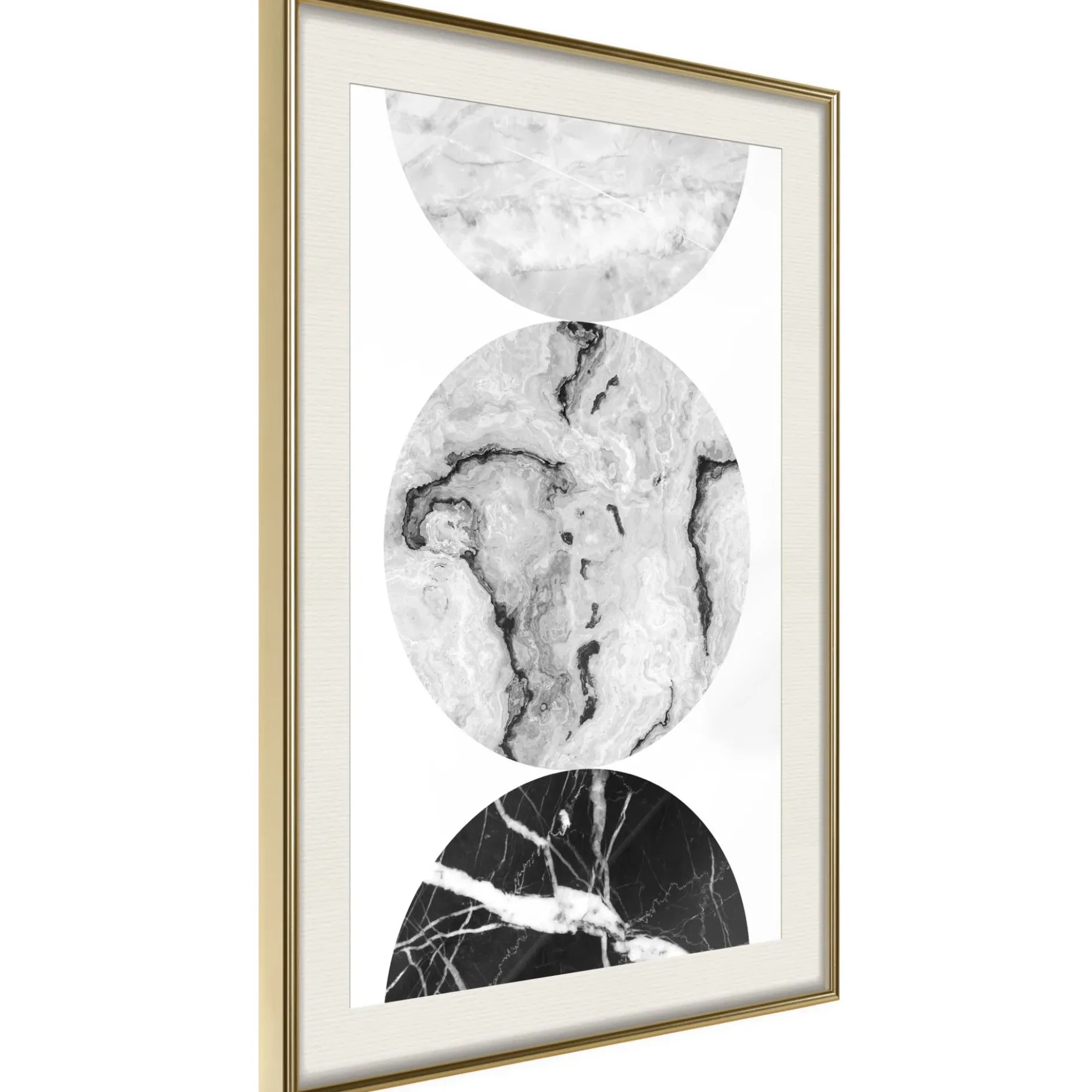 Poster 'Three Shades of Marble'
