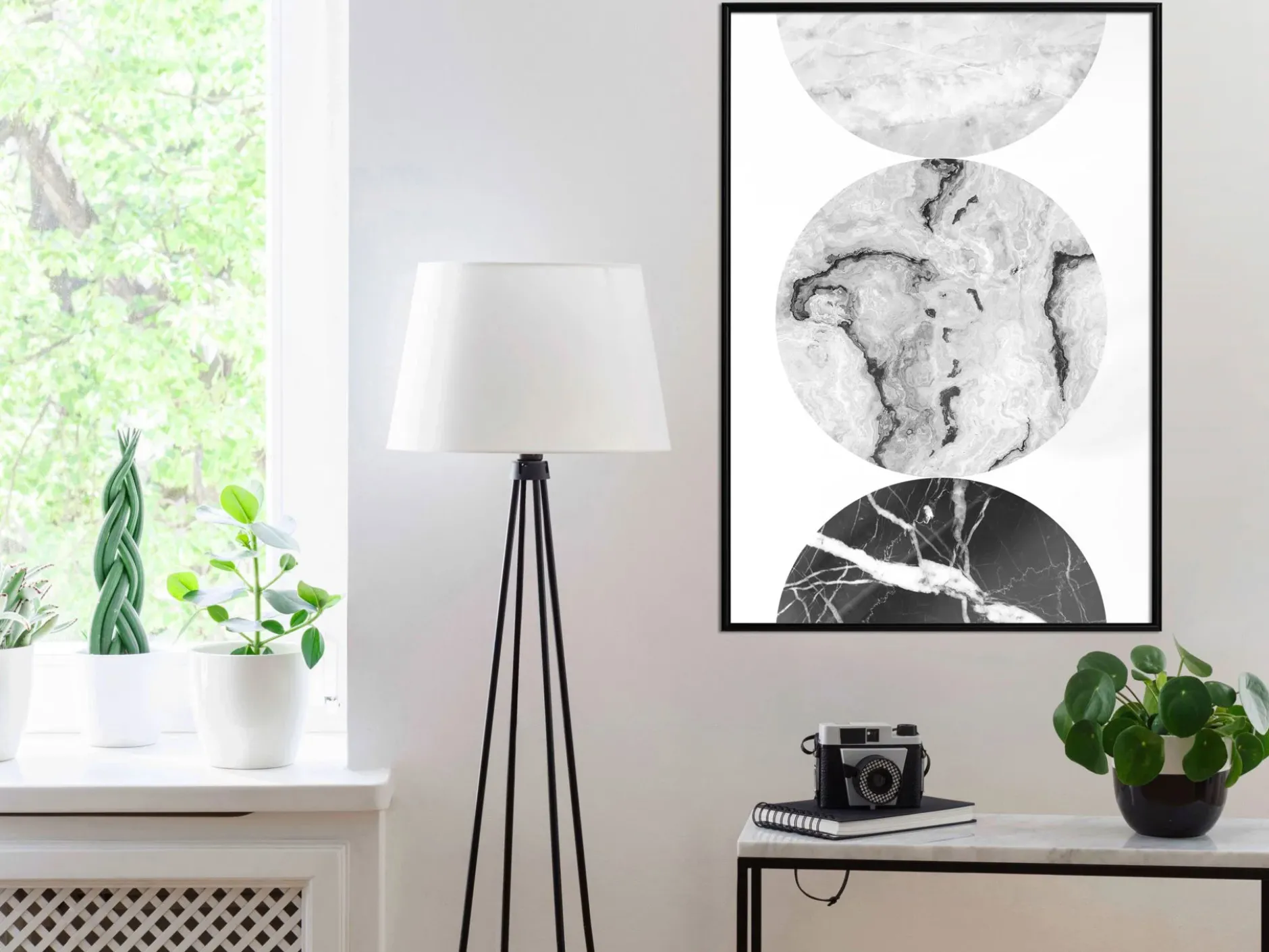 Poster 'Three Shades of Marble'