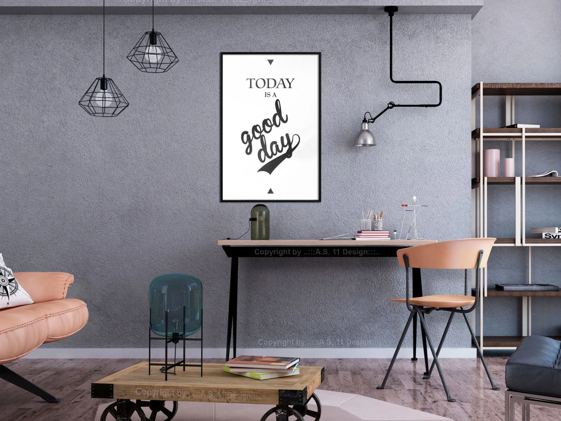 Poster 'Today Is a Good Day'