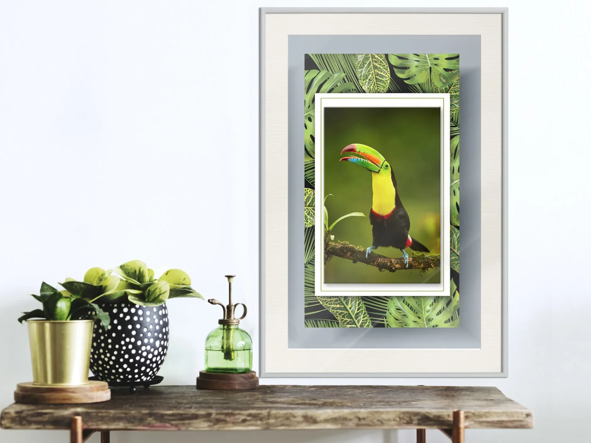 Poster 'Toucan in the Frame'