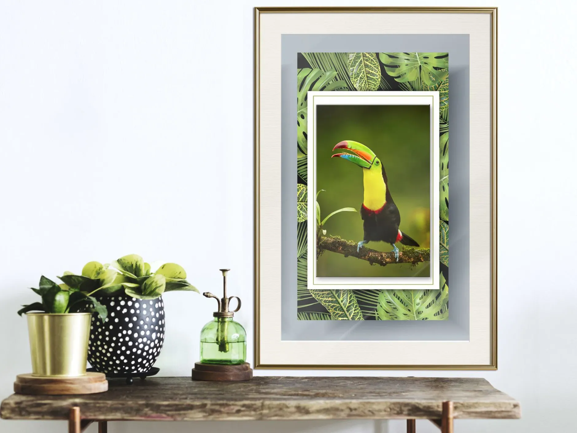 Poster 'Toucan in the Frame'