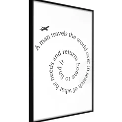 Poster 'Travel Broadens the Mind'