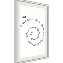 Poster 'Travel Broadens the Mind'