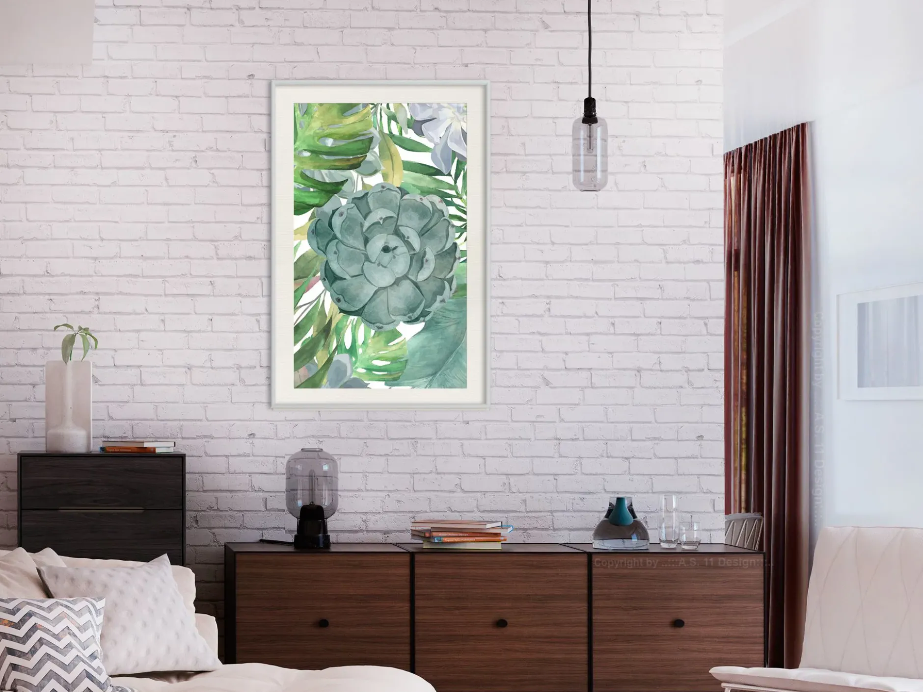 Poster 'Tropical Flora'
