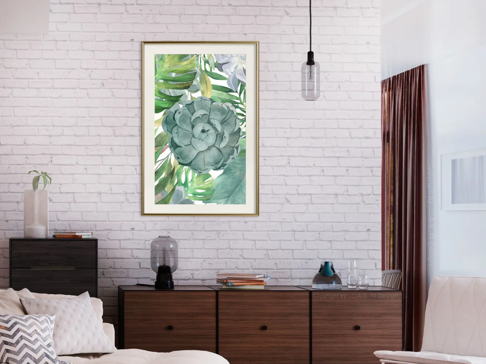 Poster 'Tropical Flora'