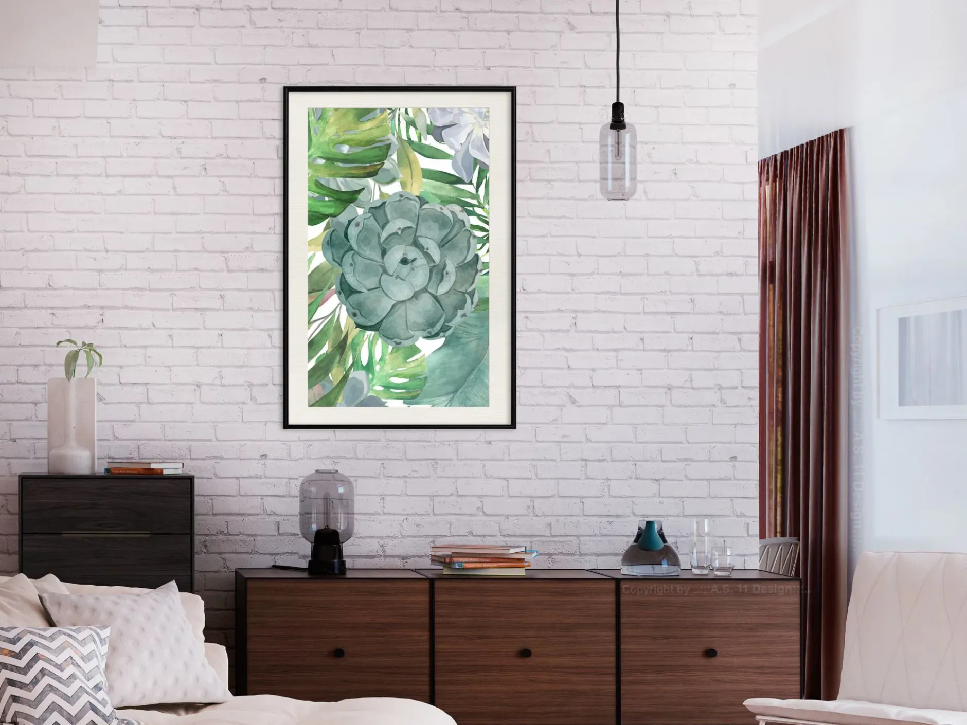 Poster 'Tropical Flora'
