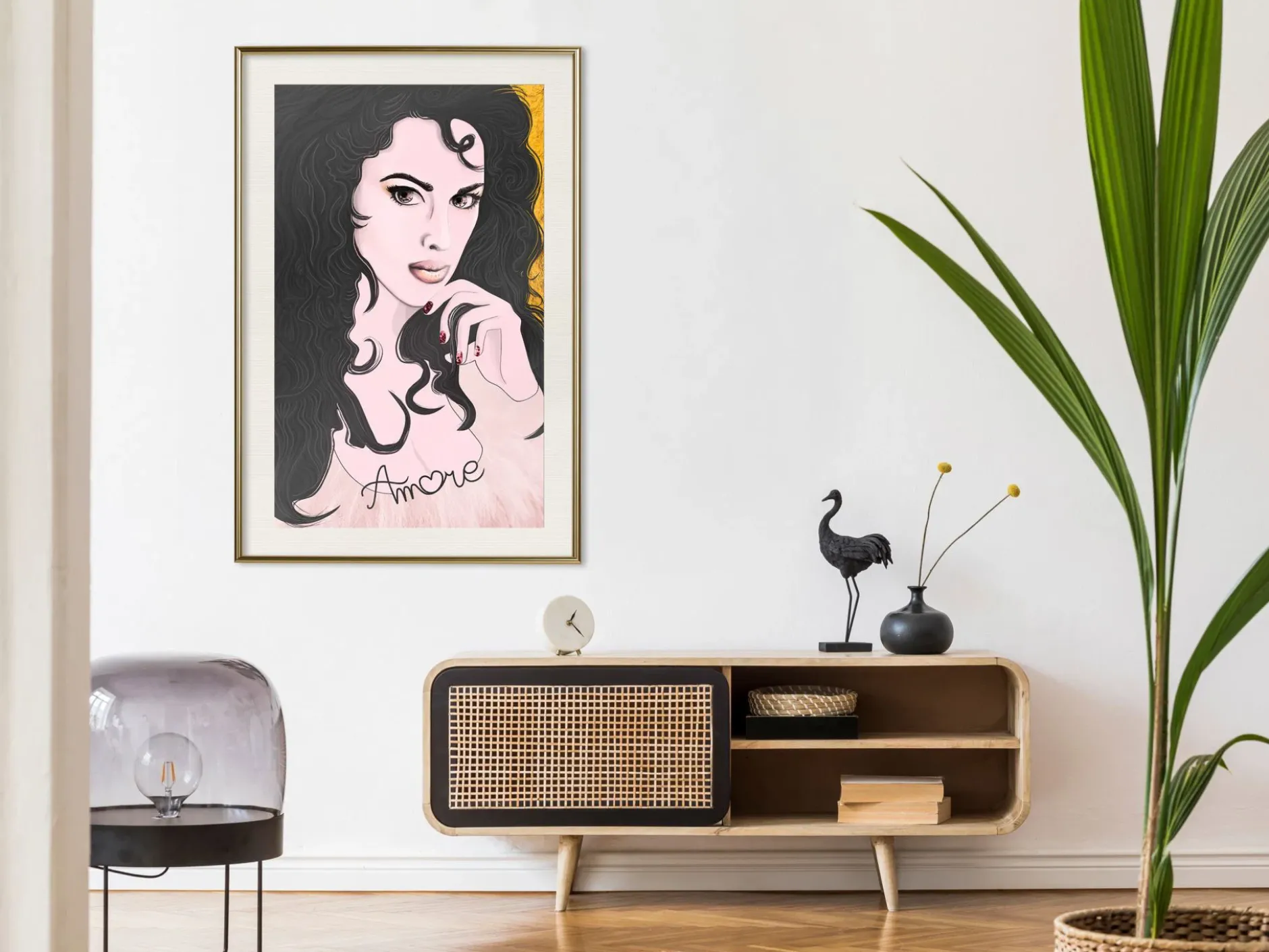 Poster 'Tumbling Curls'