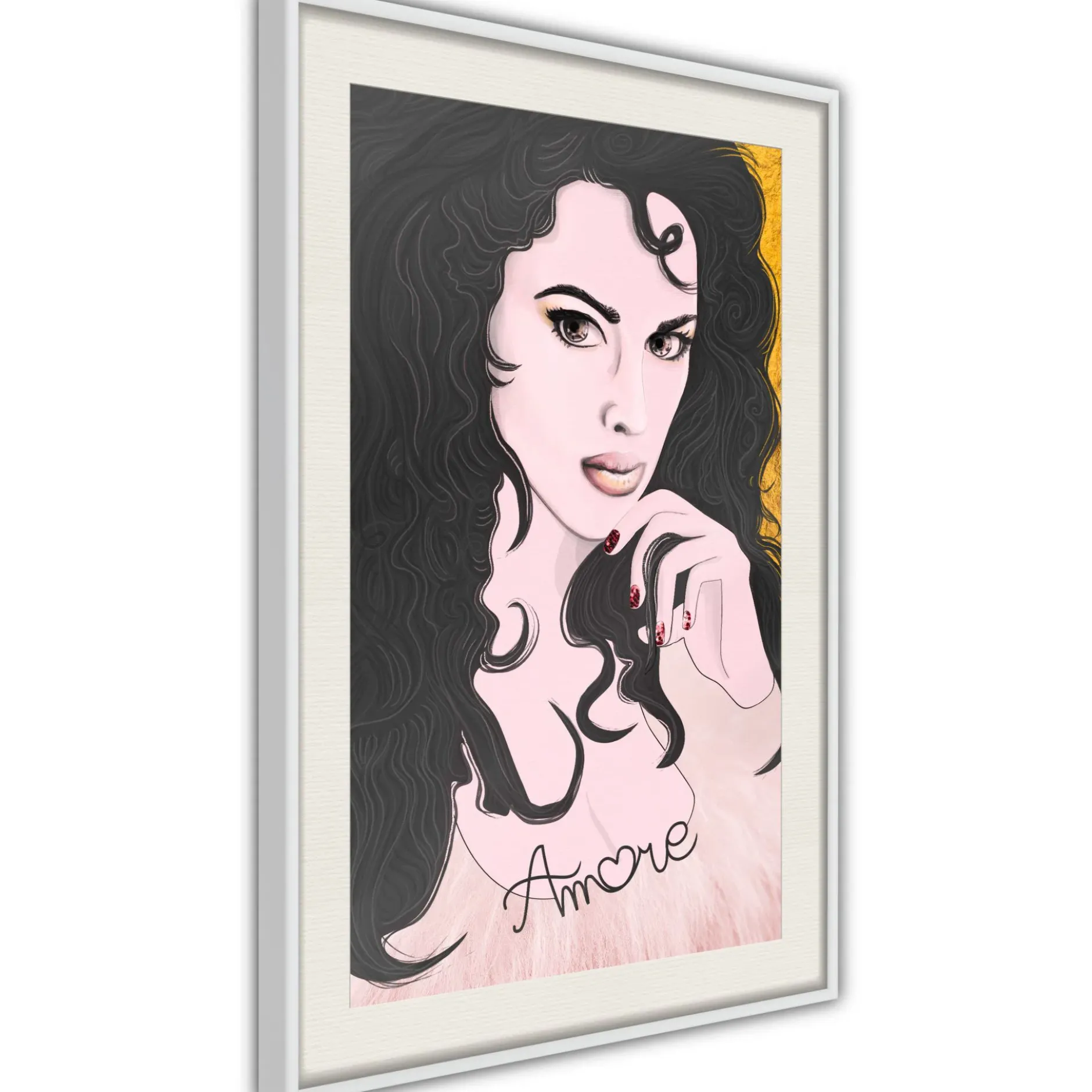 Poster 'Tumbling Curls'