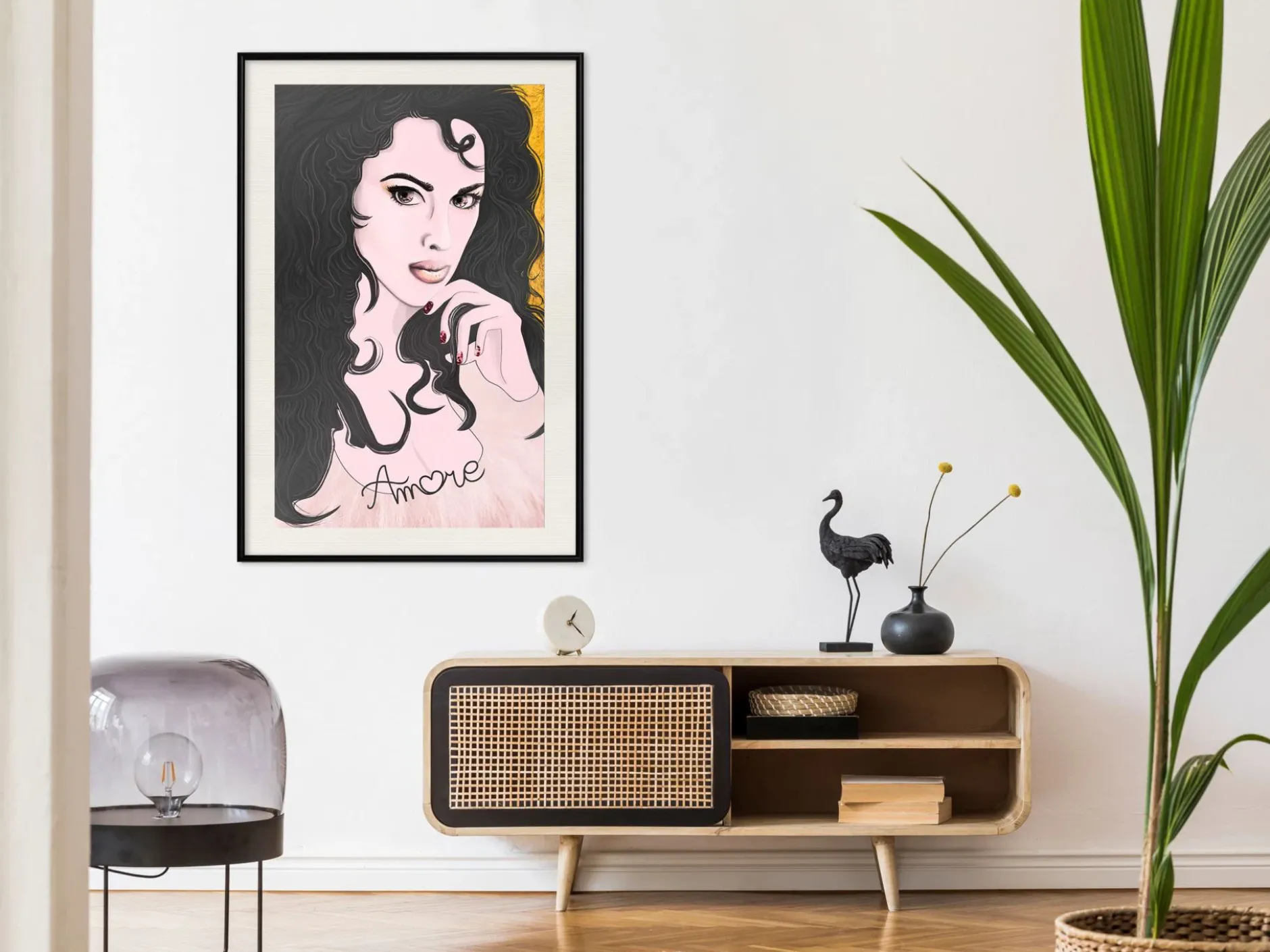 Poster 'Tumbling Curls'