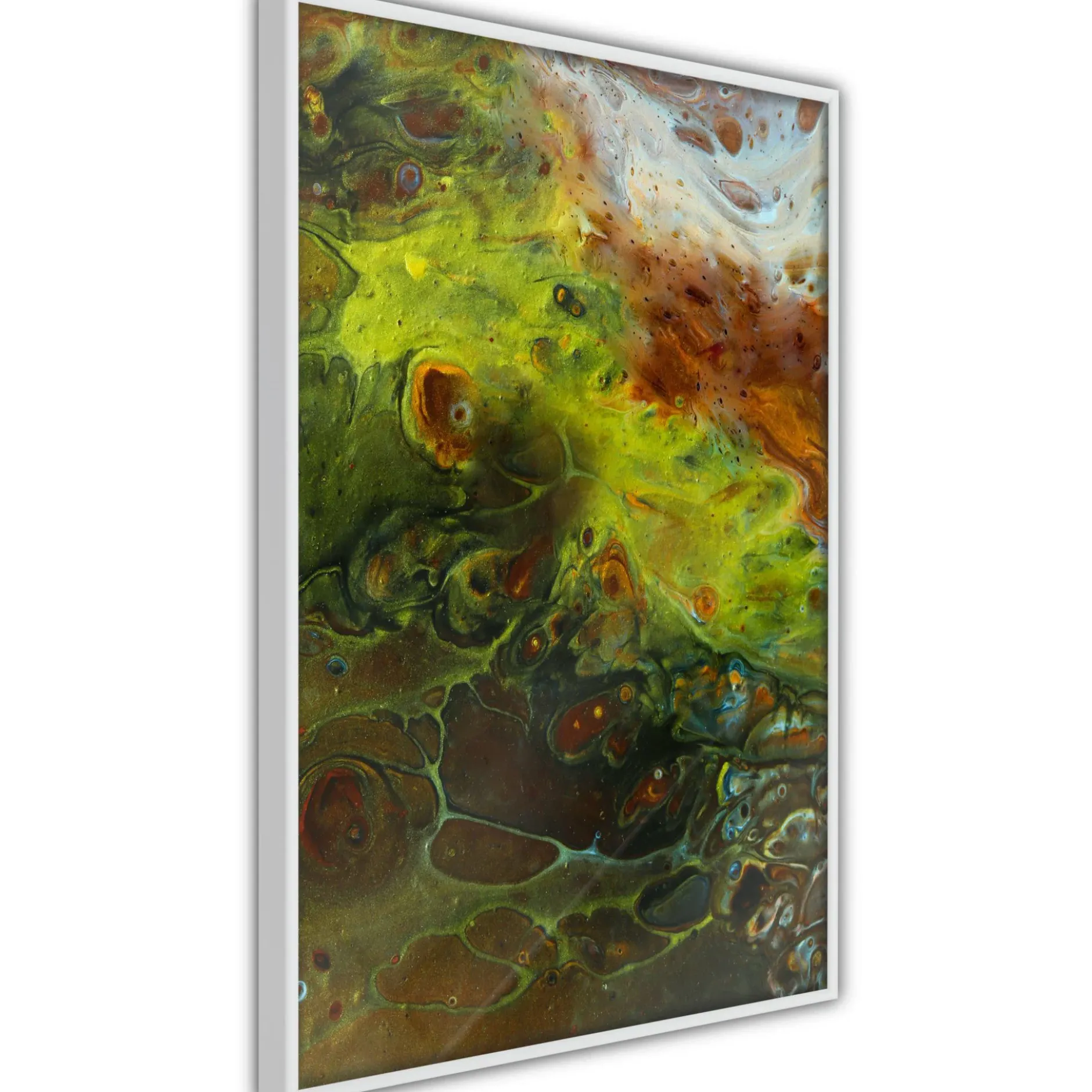 Poster 'Turbulent Green'