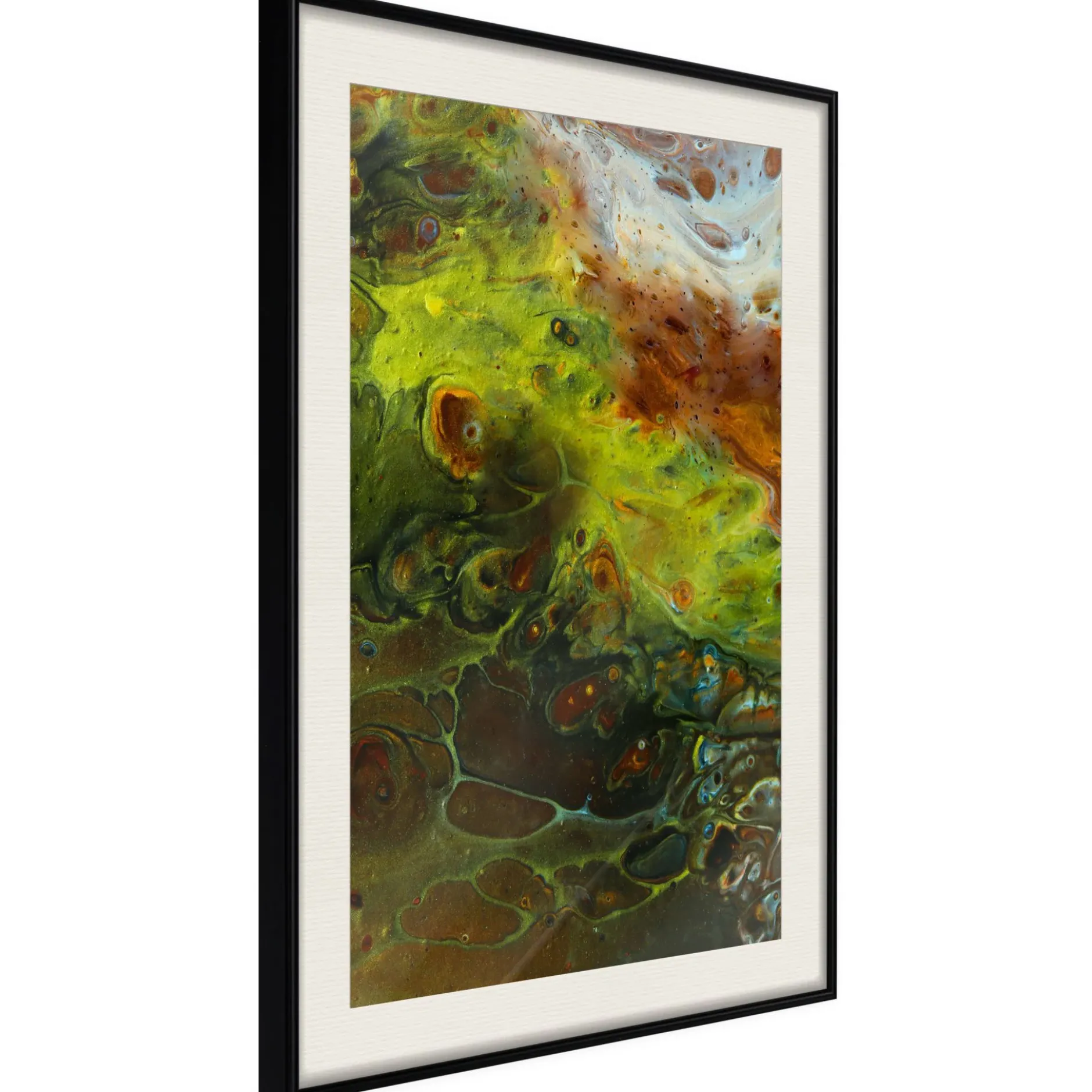 Poster 'Turbulent Green'