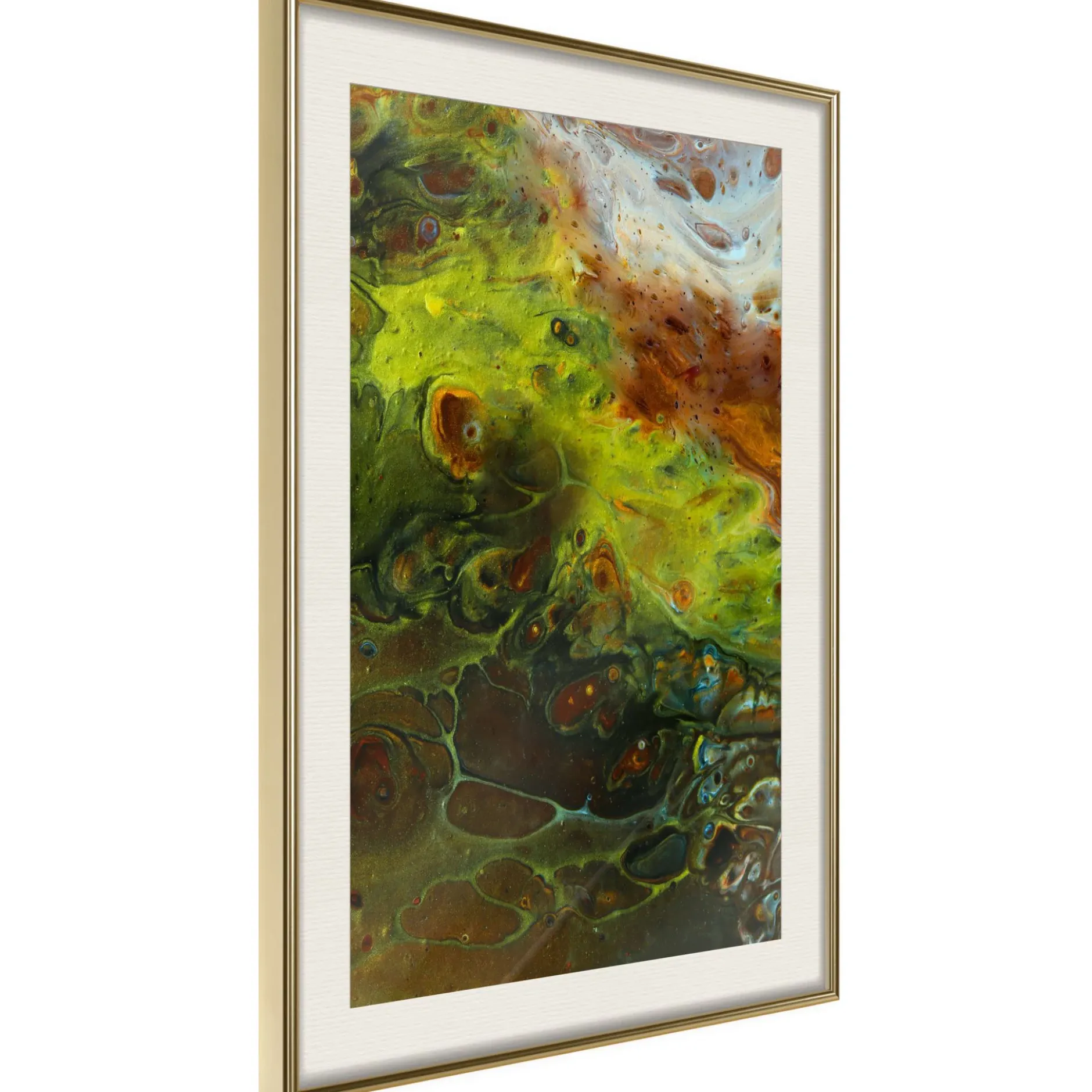 Poster 'Turbulent Green'