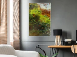 Poster 'Turbulent Green'