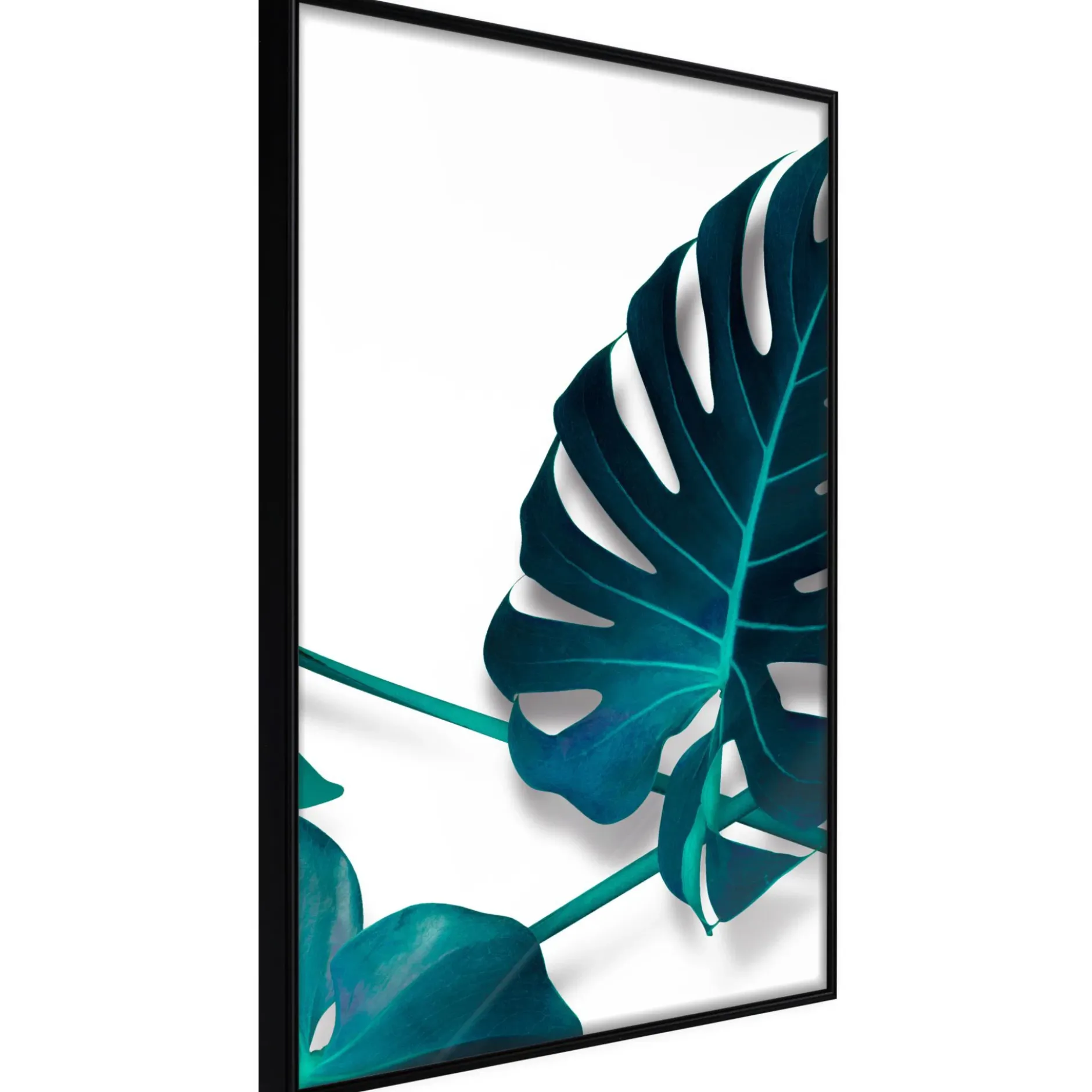 Poster 'Turquoise Monstera I'