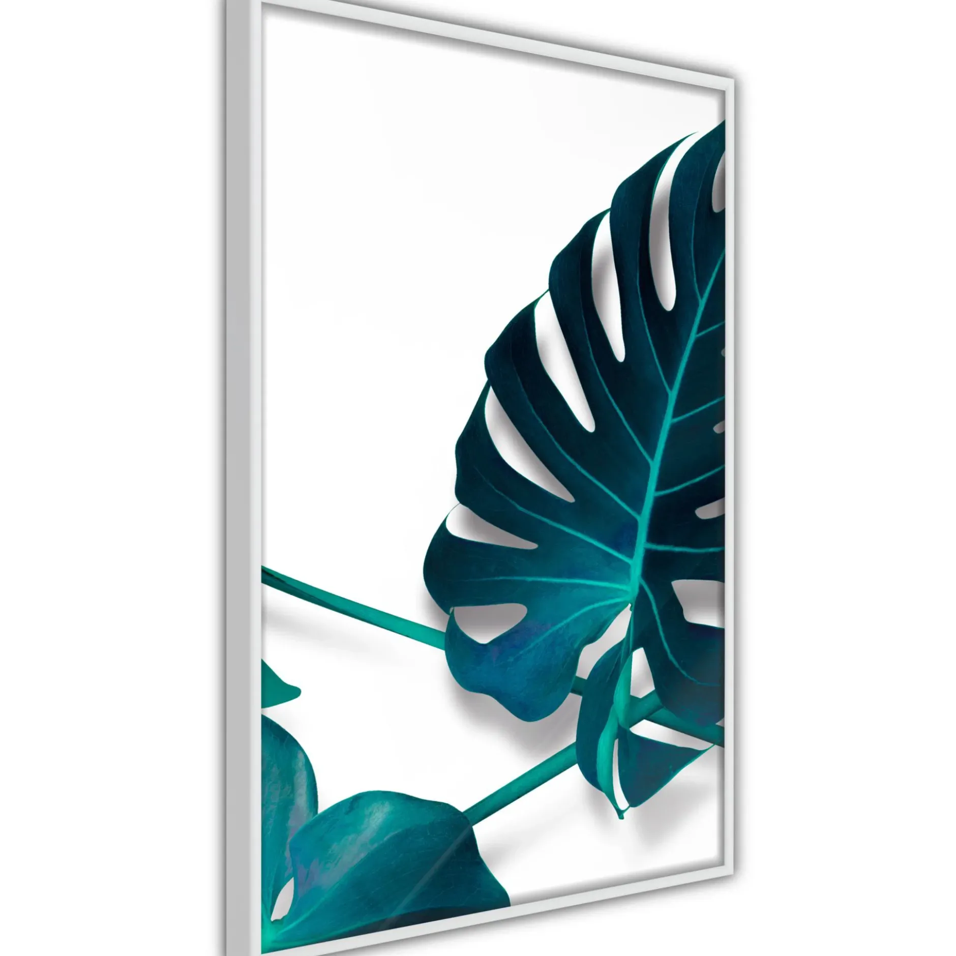 Poster 'Turquoise Monstera I'