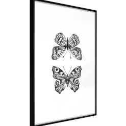 Poster 'Two Butterflies'
