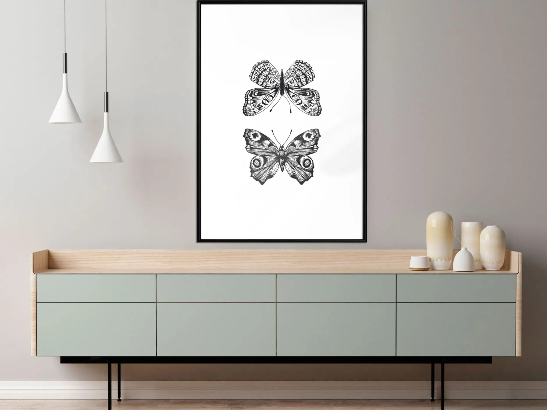 Poster 'Two Butterflies'