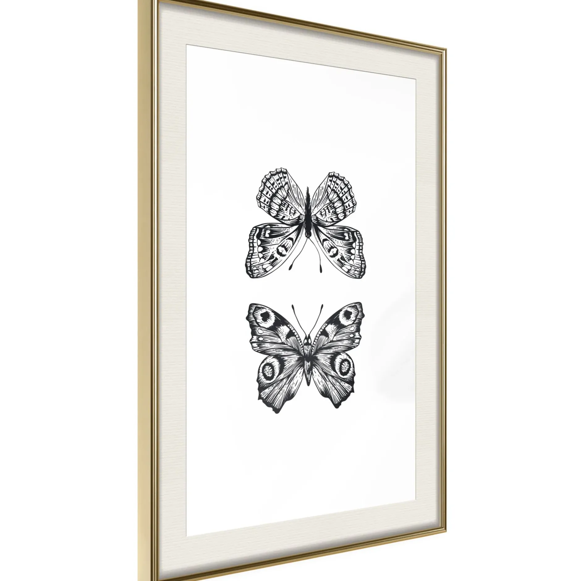 Poster 'Two Butterflies'
