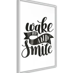 Poster 'Wake up and Smile'
