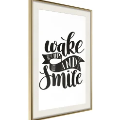 Poster 'Wake up and Smile'