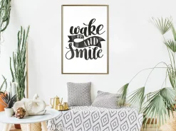 Poster 'Wake up and Smile'