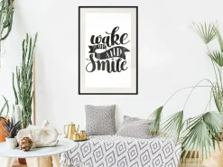 Poster 'Wake up and Smile'