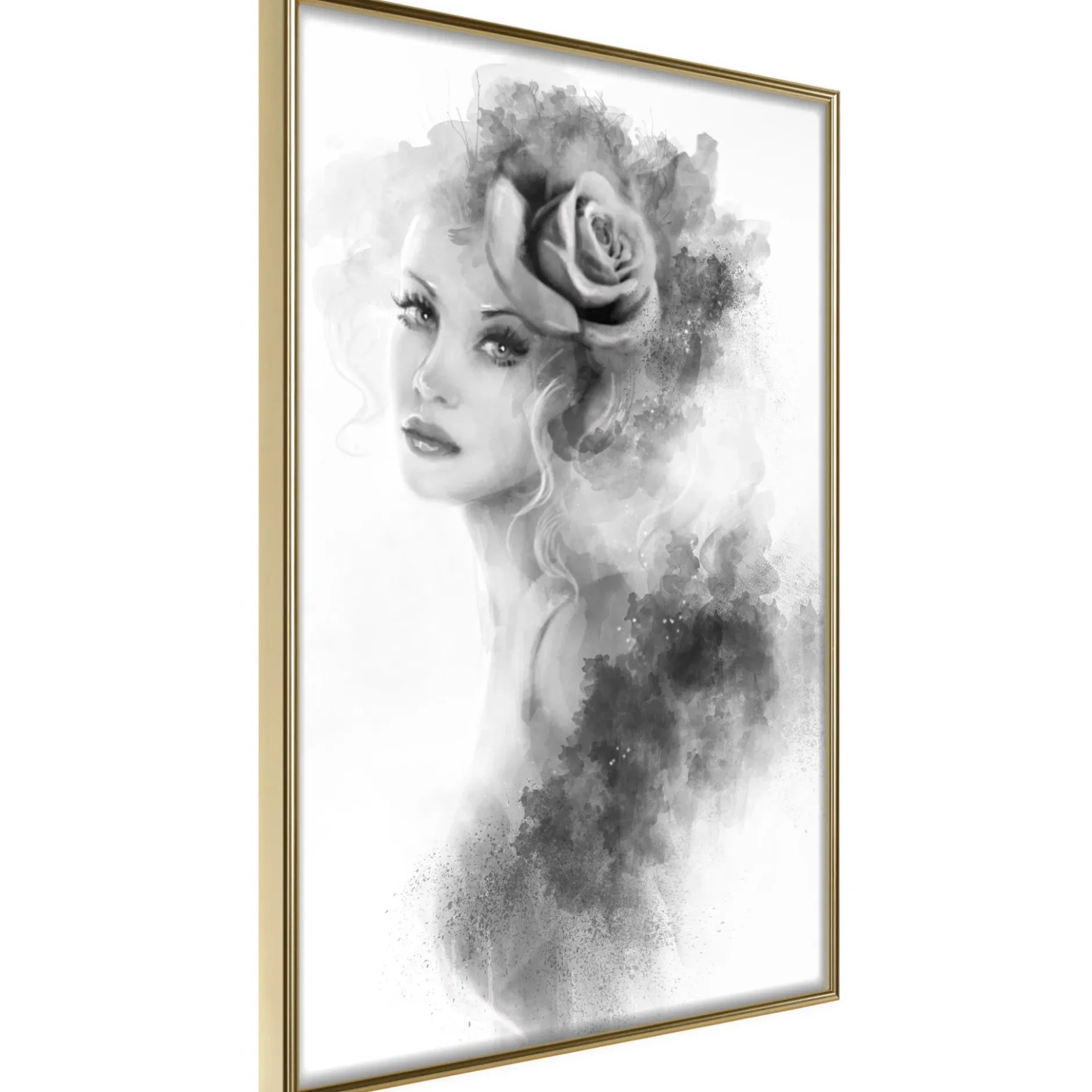 Poster 'Watercolor Portrait'