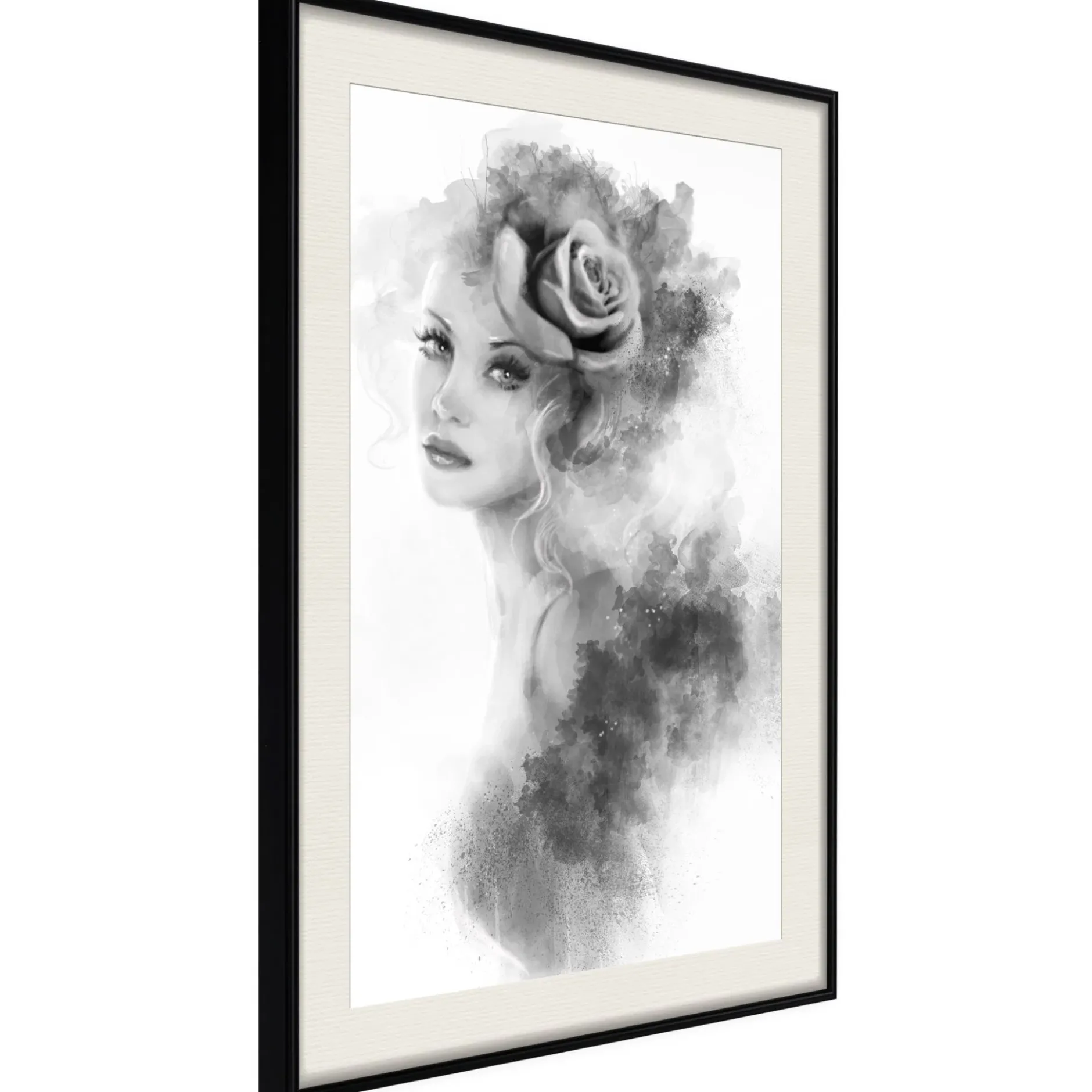 Poster 'Watercolor Portrait'