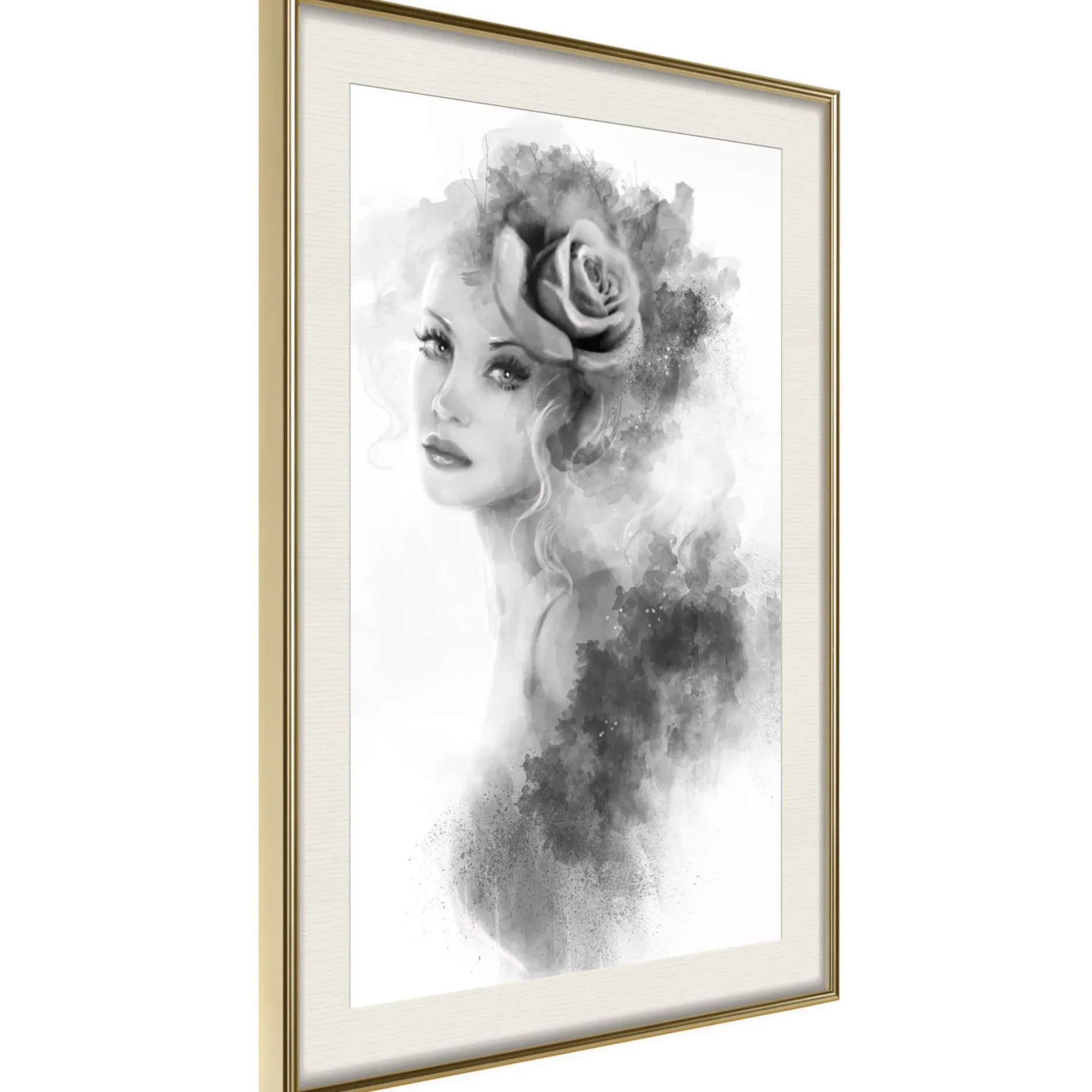 Poster 'Watercolor Portrait'