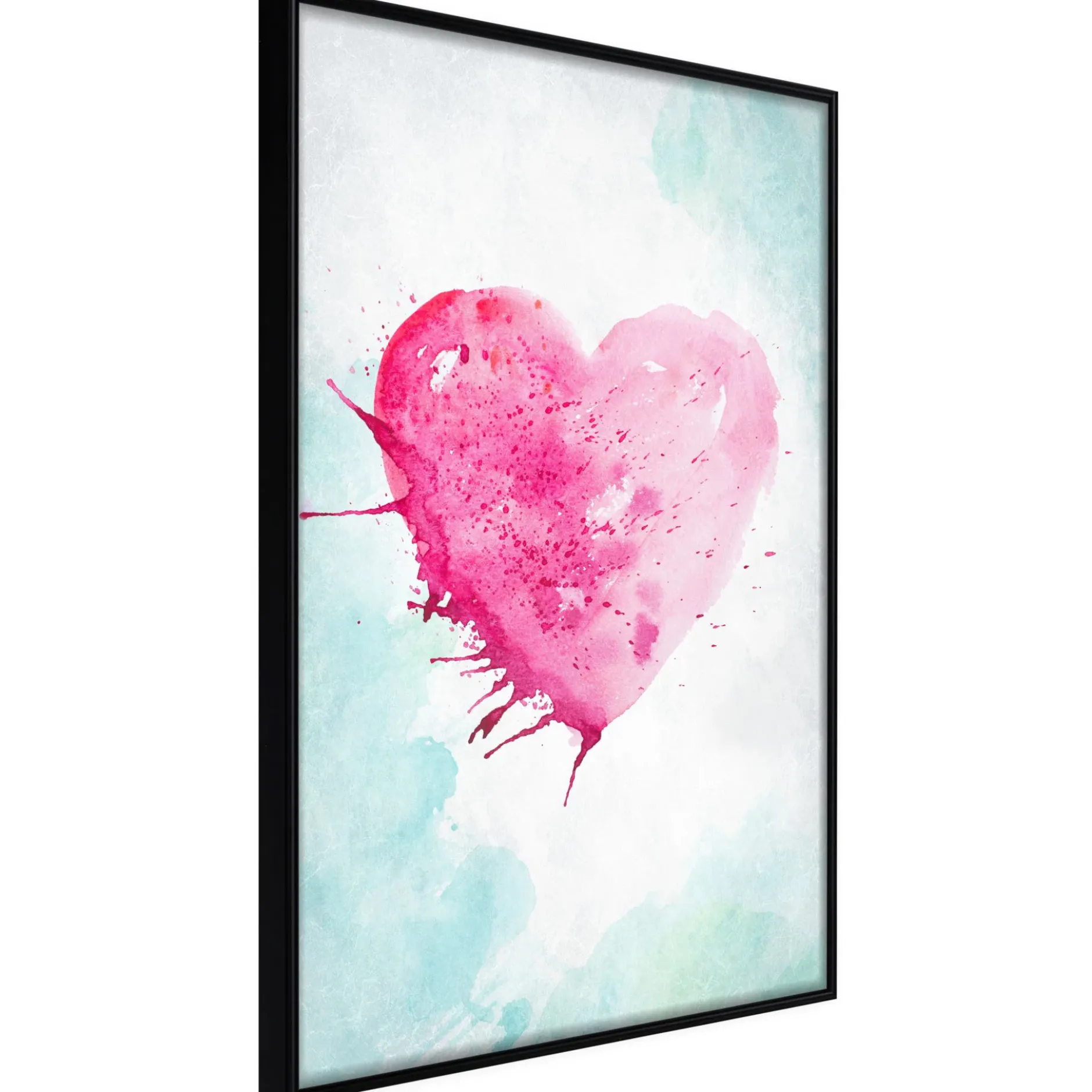 Poster 'Watercolour Heart'