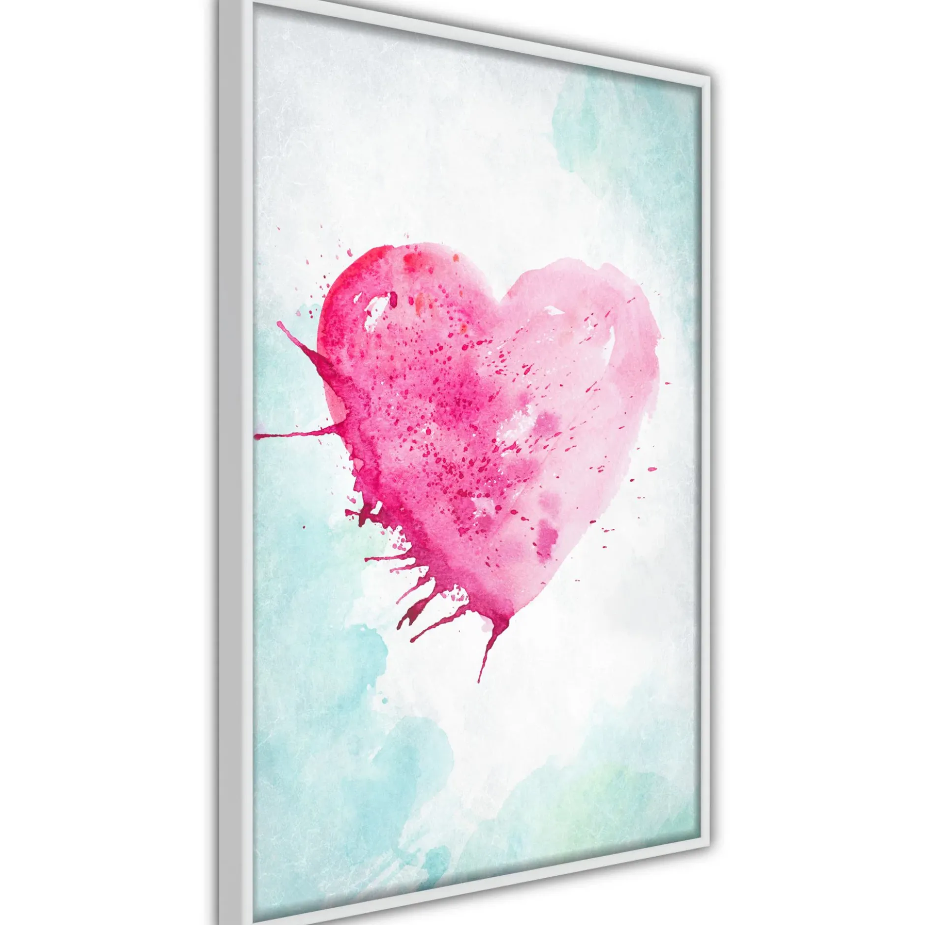 Poster 'Watercolour Heart'