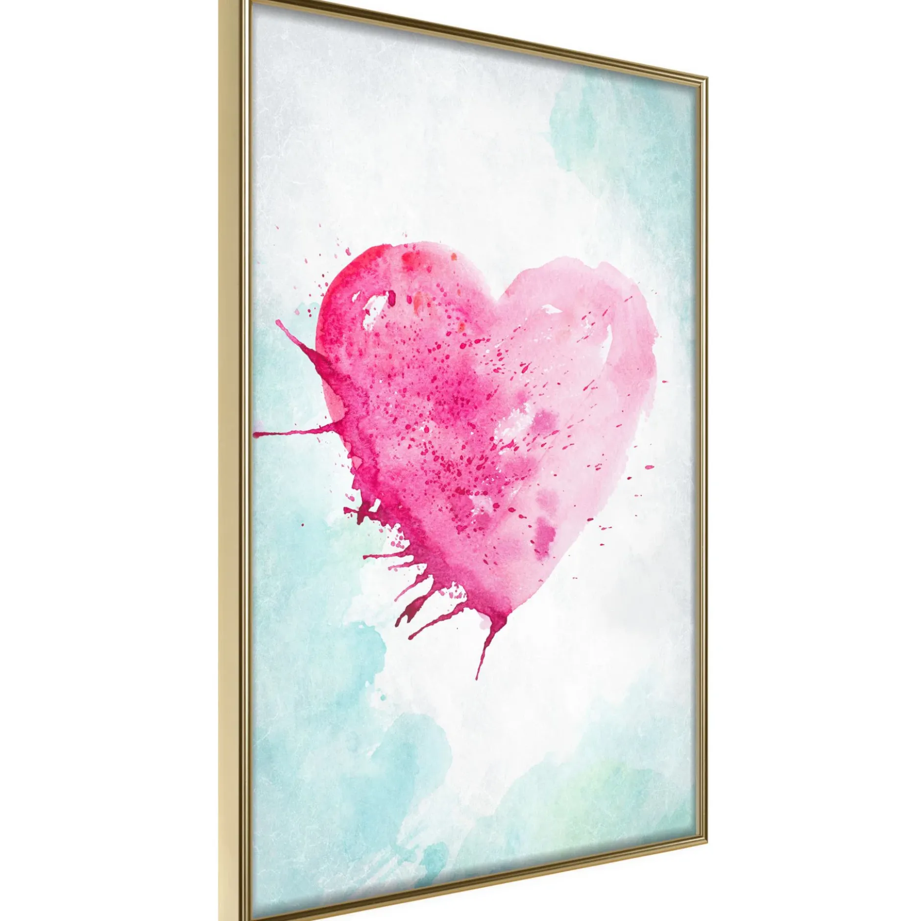 Poster 'Watercolour Heart'