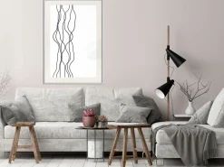 Poster 'Wavy Lines'