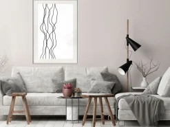 Poster 'Wavy Lines'