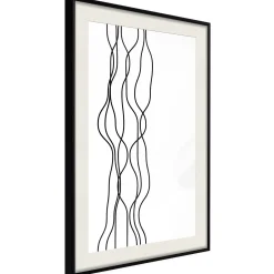 Poster 'Wavy Lines'