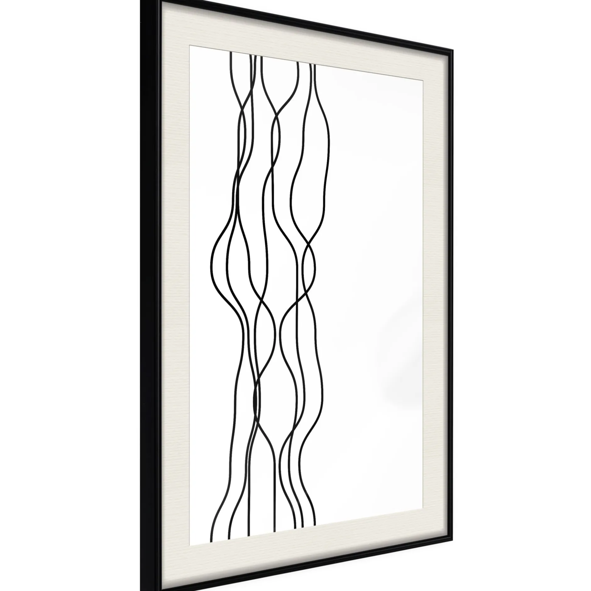 Poster 'Wavy Lines'