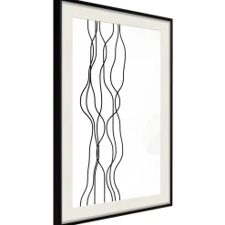 Poster 'Wavy Lines'