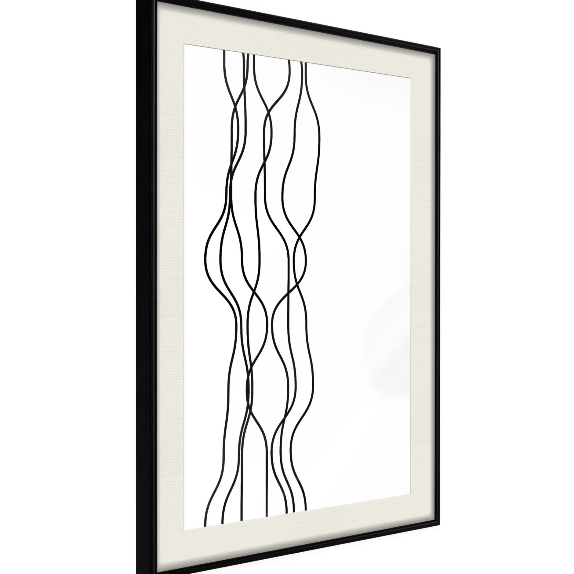 Poster 'Wavy Lines'