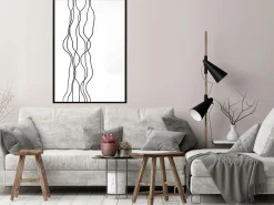 Poster 'Wavy Lines'