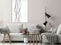 Poster 'Wavy Lines'
