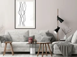 Poster 'Wavy Lines'