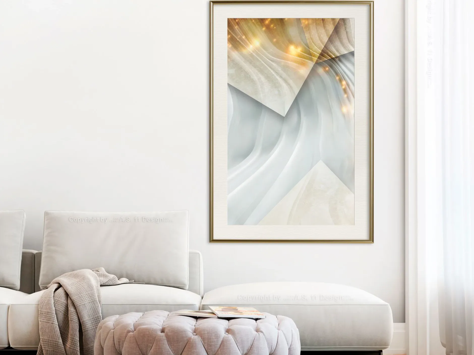Poster 'Wavy Surface'