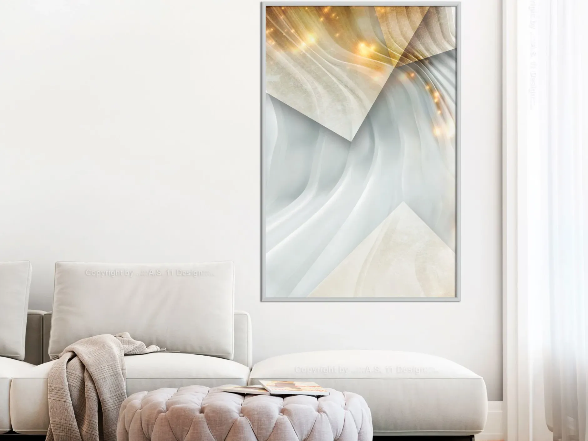 Poster 'Wavy Surface'