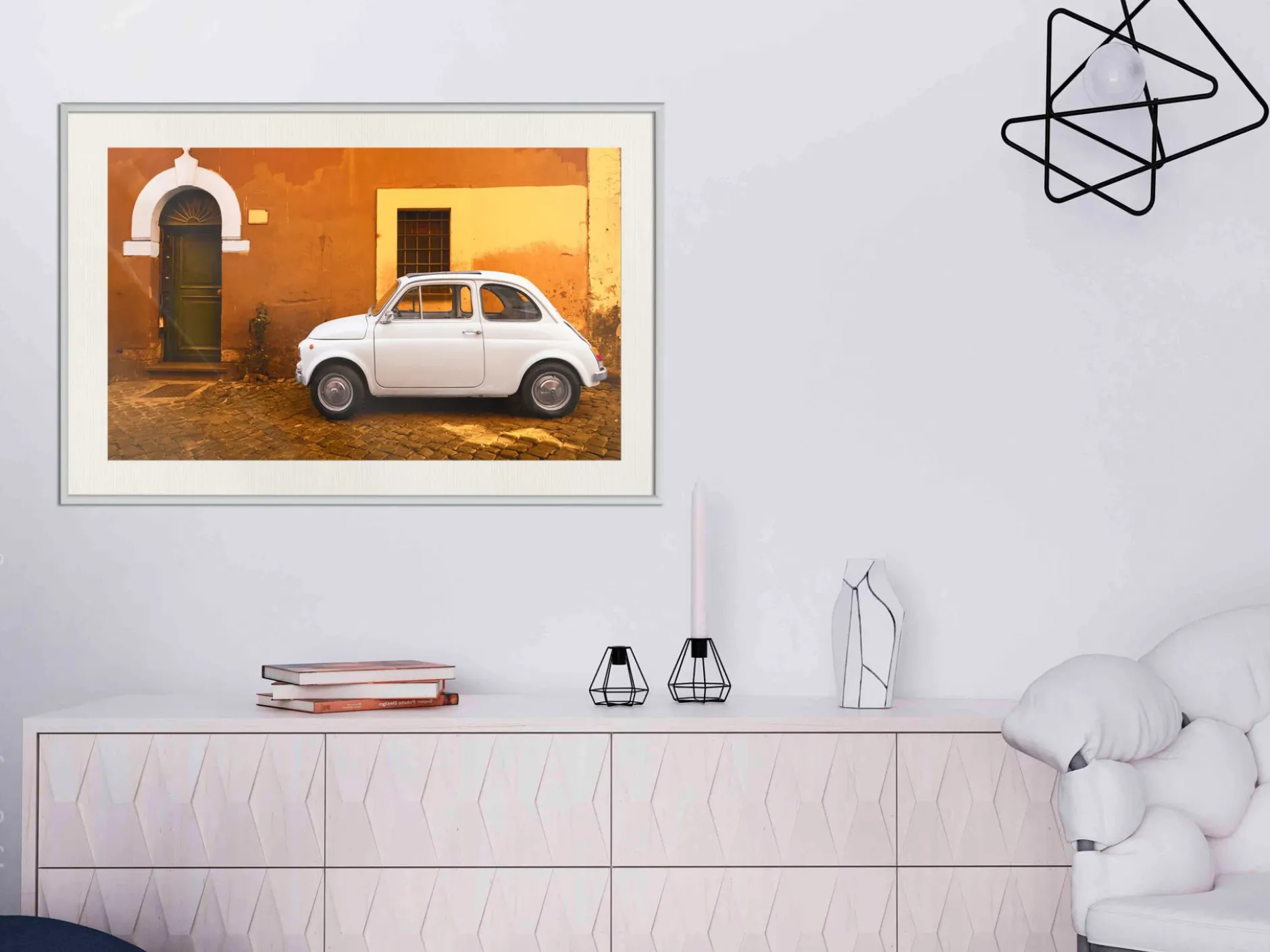 Poster 'White Car'