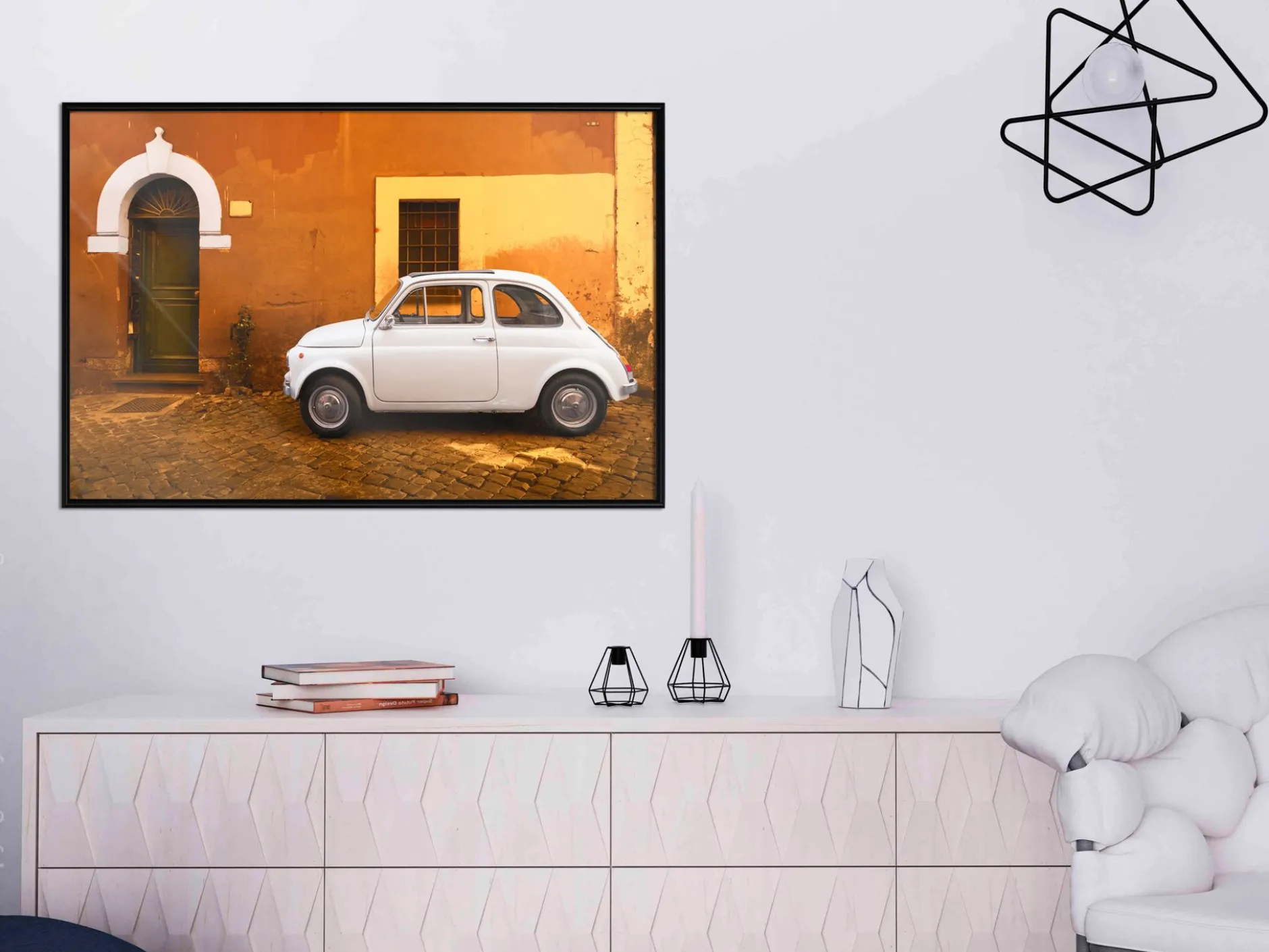 Poster 'White Car'