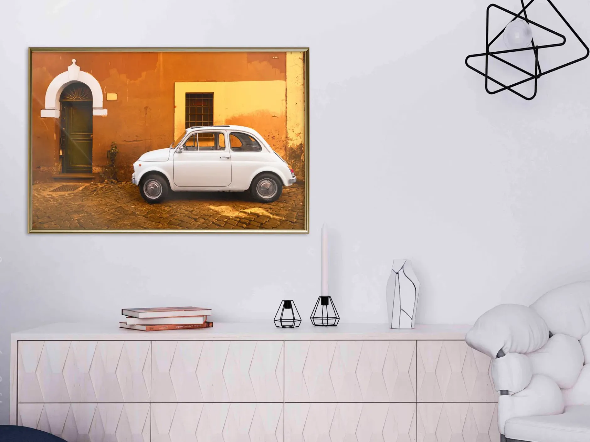 Poster 'White Car'