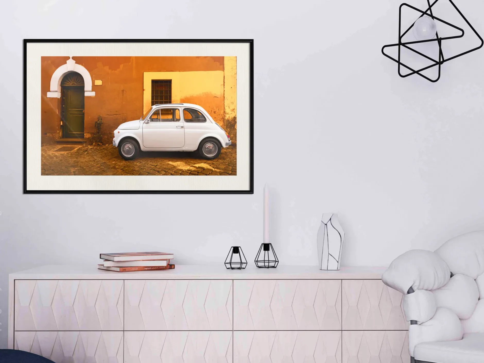 Poster 'White Car'