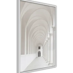 Poster 'White Colonnade'