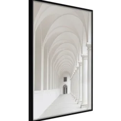 Poster 'White Colonnade'
