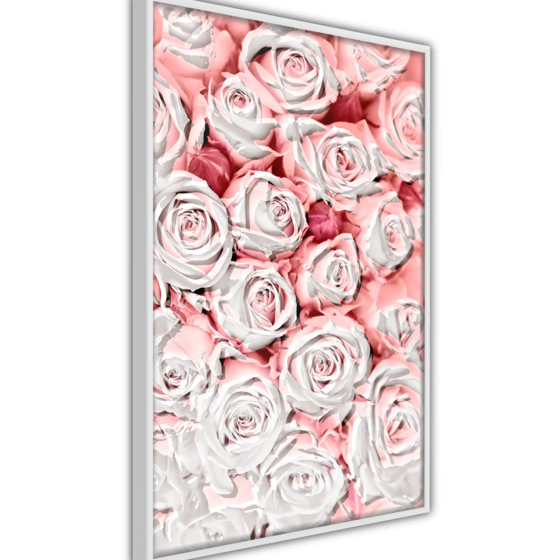 Poster 'White Rosaes'